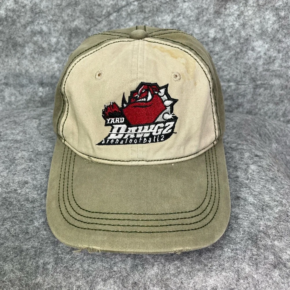 OKC Oklahoma City Yard Dawgz Arena Football Hat Adult Mens Green Cap Logo